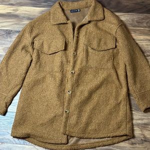 PRETTYLITTLETHING sherling jacket
